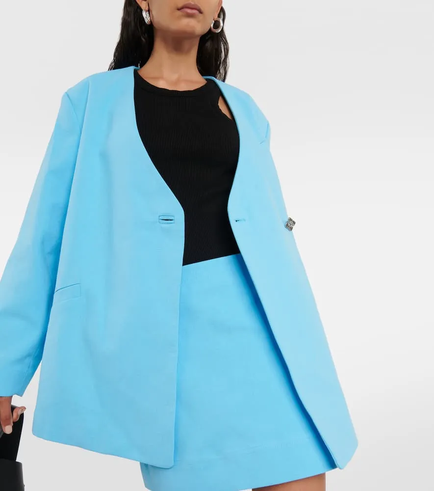 Ganni Cotton blazer