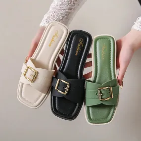 Genevieve - Chic Flat Casual Sandals for Women
