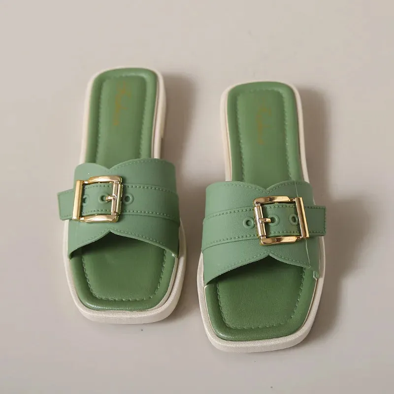 Genevieve - Chic Flat Casual Sandals for Women