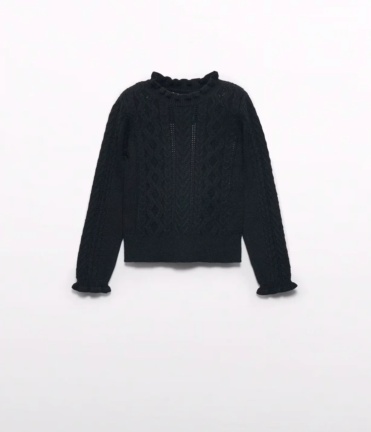 Girls Mock Neck Sweater