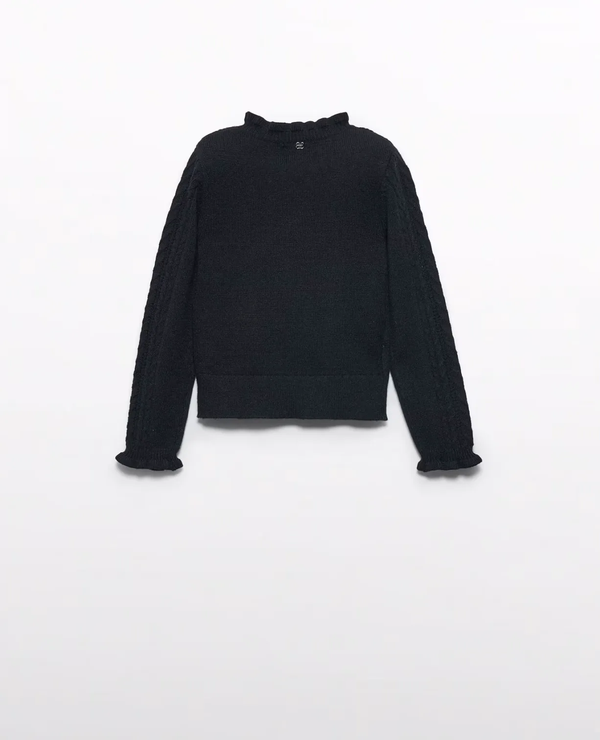 Girls Mock Neck Sweater