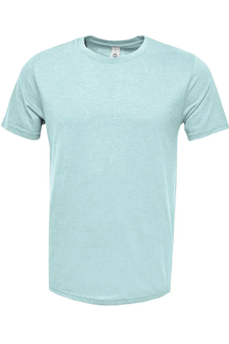 Give Thanks For He Is Good Adult Soft-Tek Blend T-Shirt