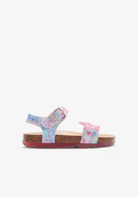 Glitter Stars Buckle Bio Sandals