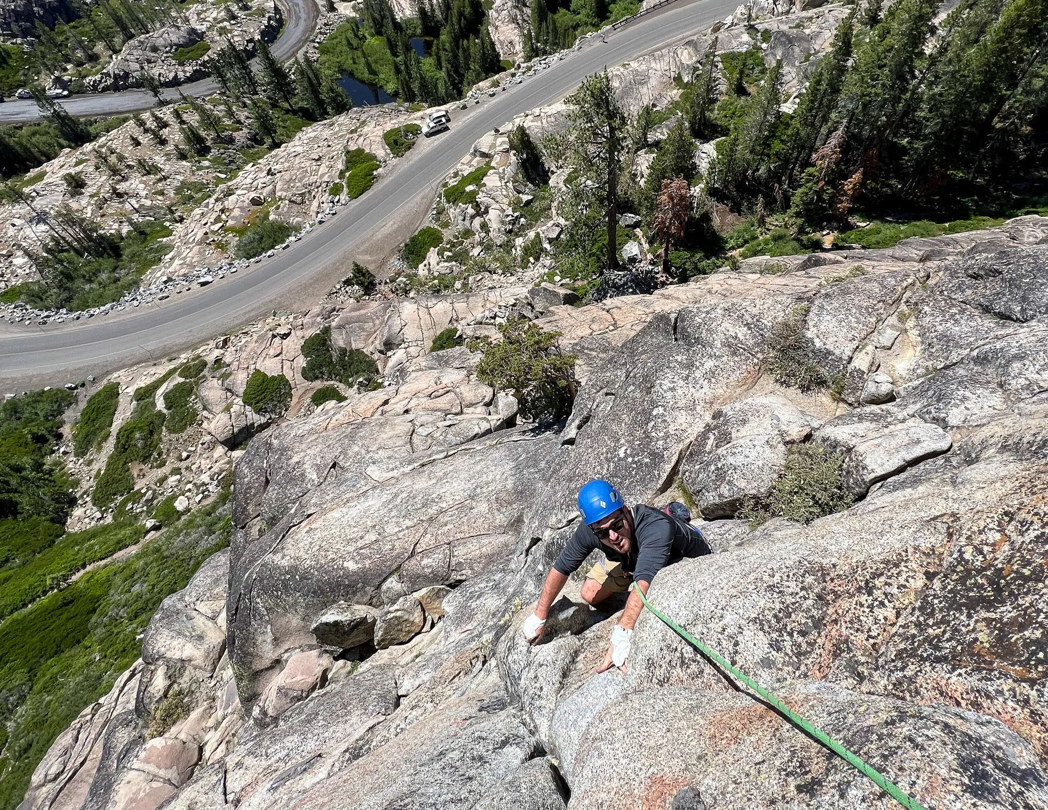 Group Rock Climbing in Tahoe