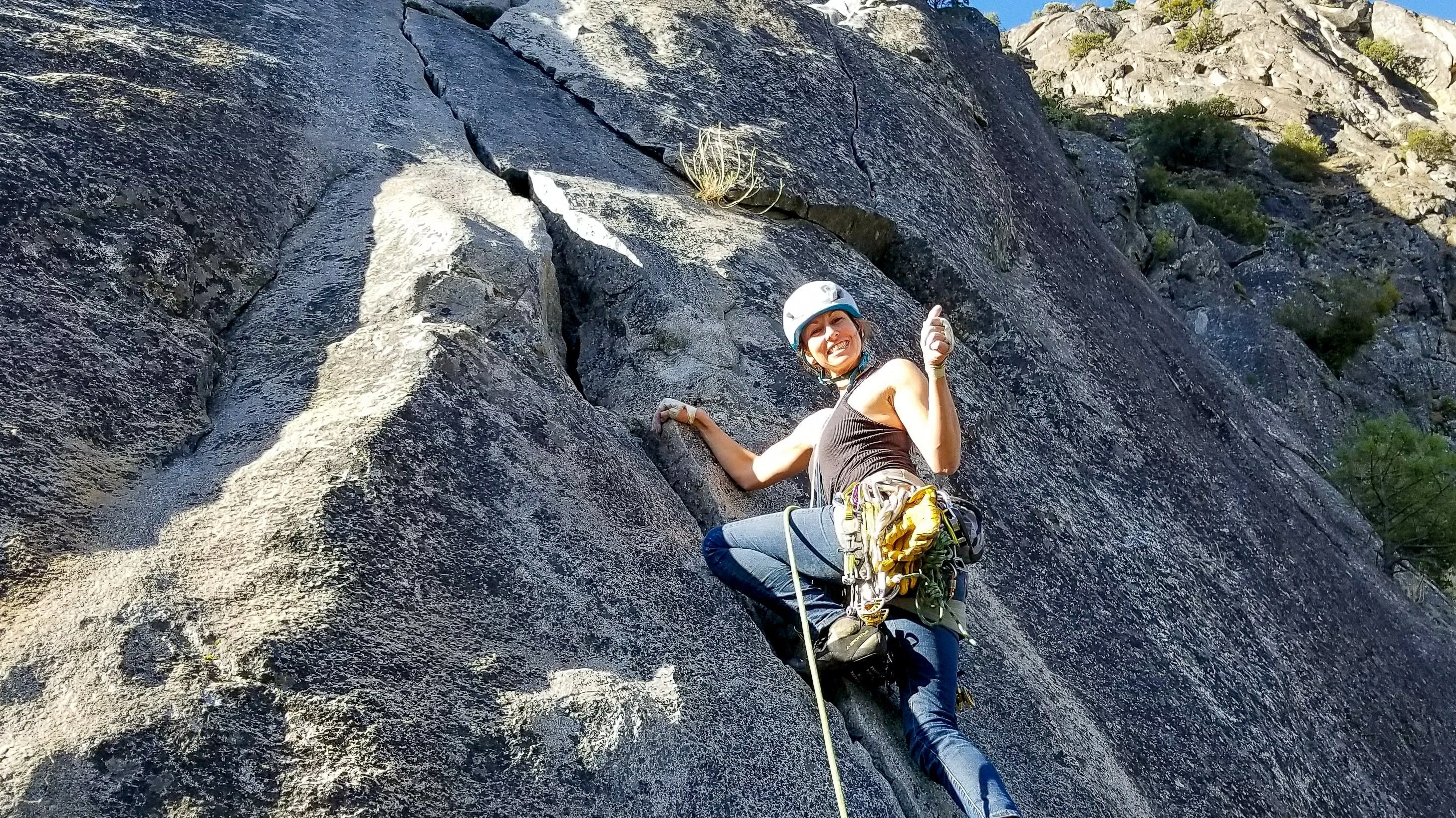 Group Rock Climbing in Tahoe