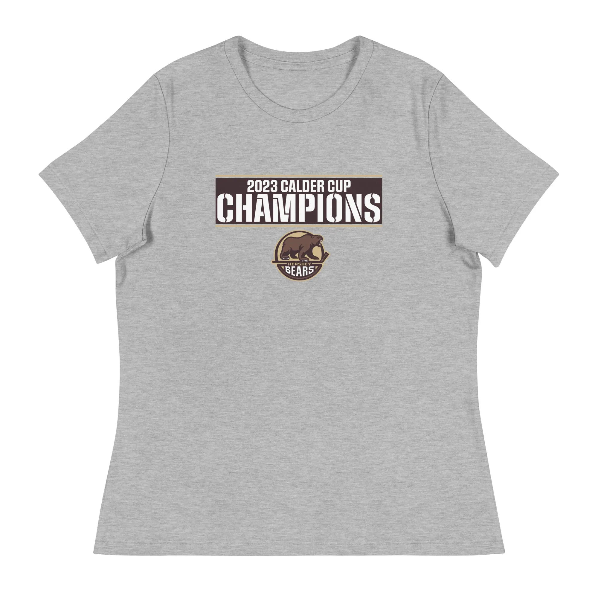 Hershey Bears 2023 Calder Cup Champions Women's Crossbar Relaxed T-Shirt