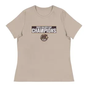 Hershey Bears 2023 Calder Cup Champions Women's Crossbar Relaxed T-Shirt