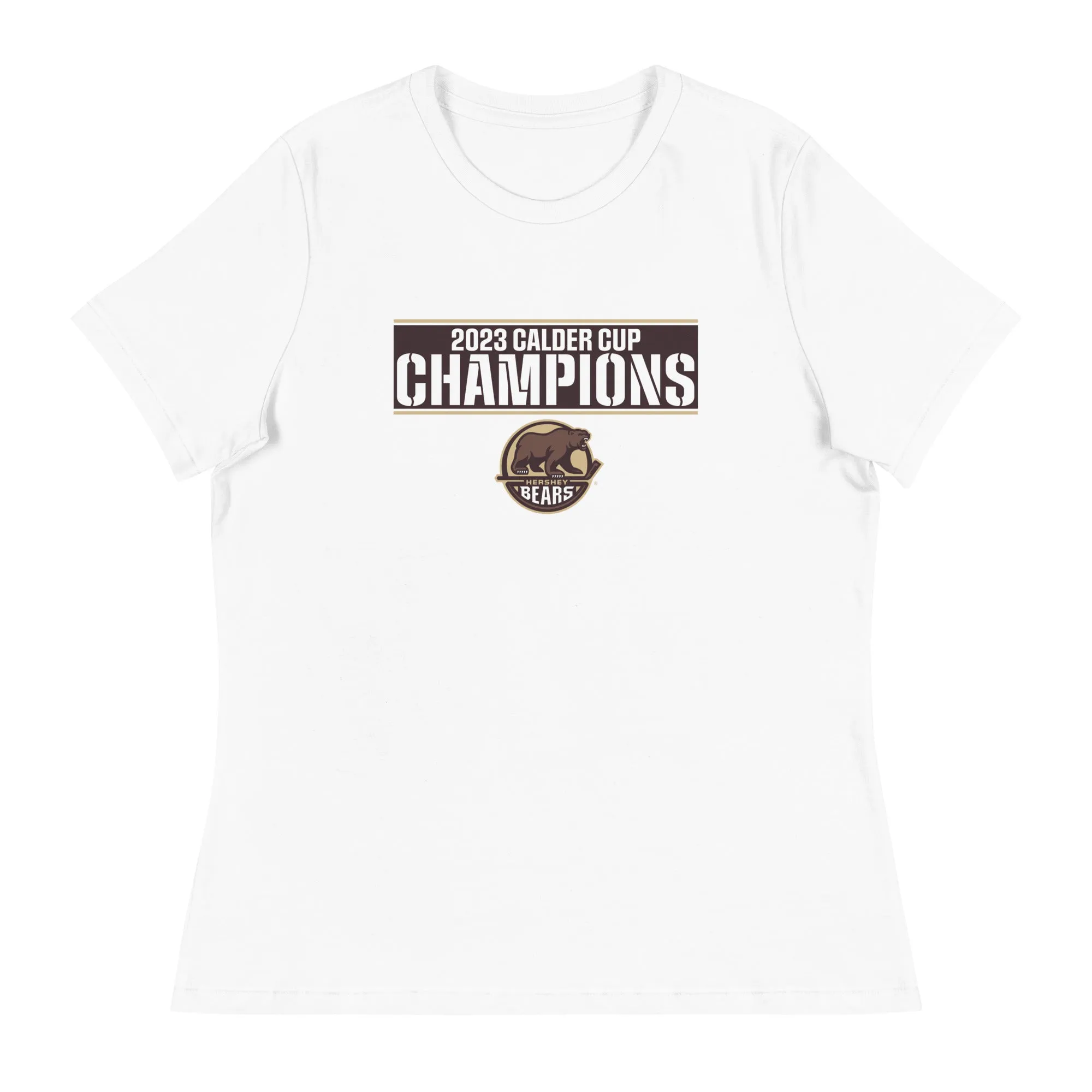 Hershey Bears 2023 Calder Cup Champions Women's Crossbar Relaxed T-Shirt