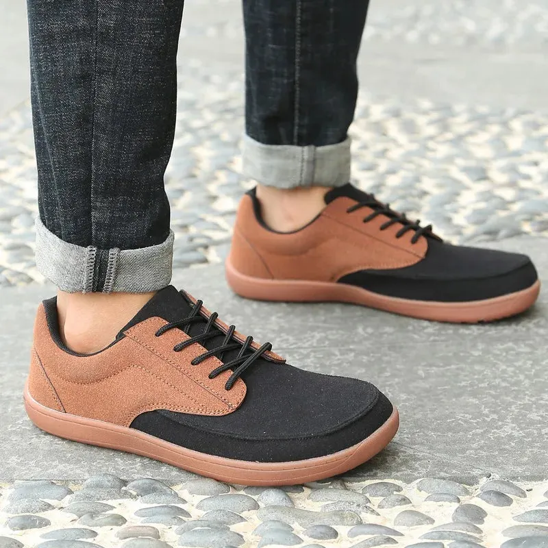 Hnzxzm Comfortable Wide Shoes Non-slip Soft Unisex Barefoot Classic Outdoor Footwear Walking Shoe Men's Sneakers Plus Size 39-46