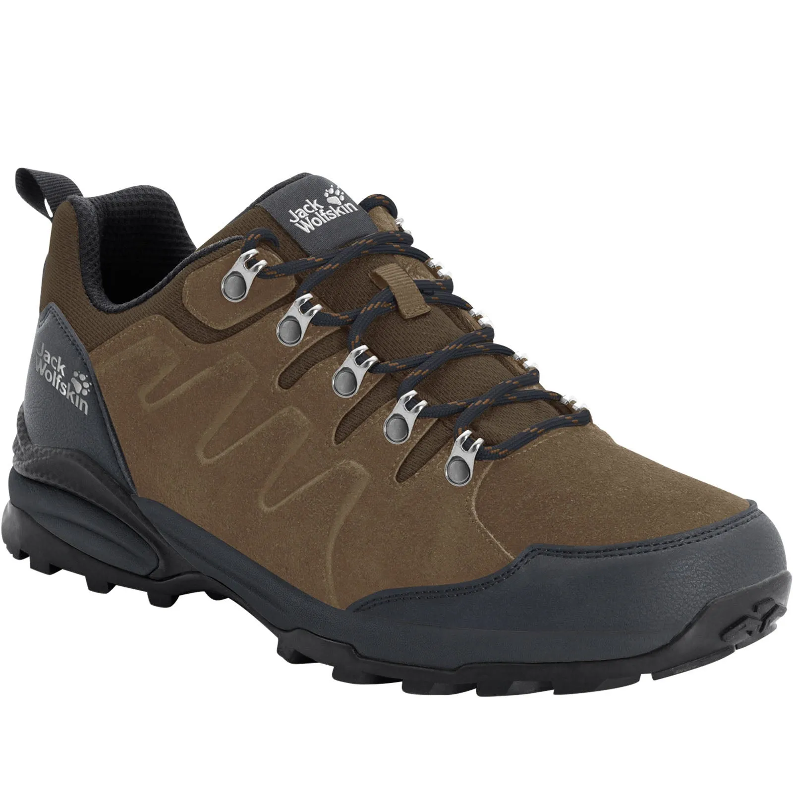 Jack Wolfskin Mens Refugio Texapore Waterproof Walking Shoes