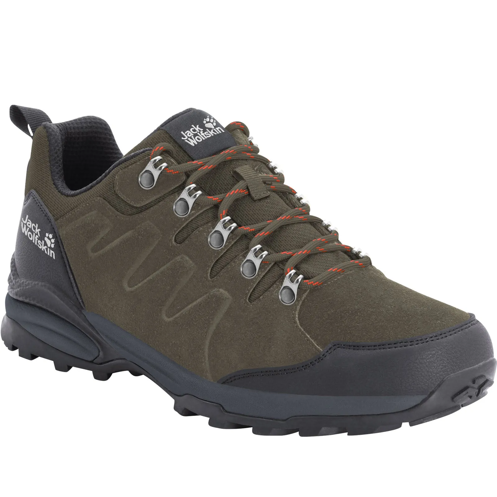 Jack Wolfskin Mens Refugio Texapore Waterproof Walking Shoes