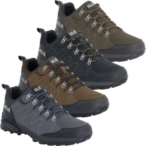 Jack Wolfskin Mens Refugio Texapore Waterproof Walking Shoes
