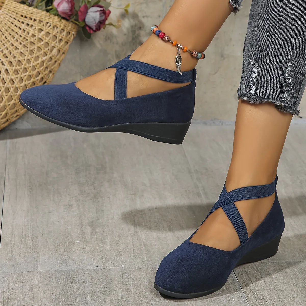 Jennifer Wedge Sandals for Women