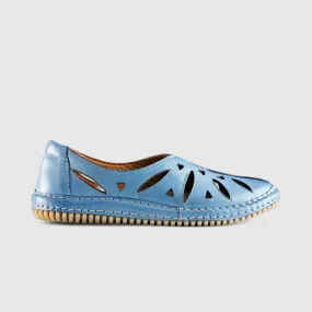 Karyoka Comfort Leather Casuals 6439 Grey