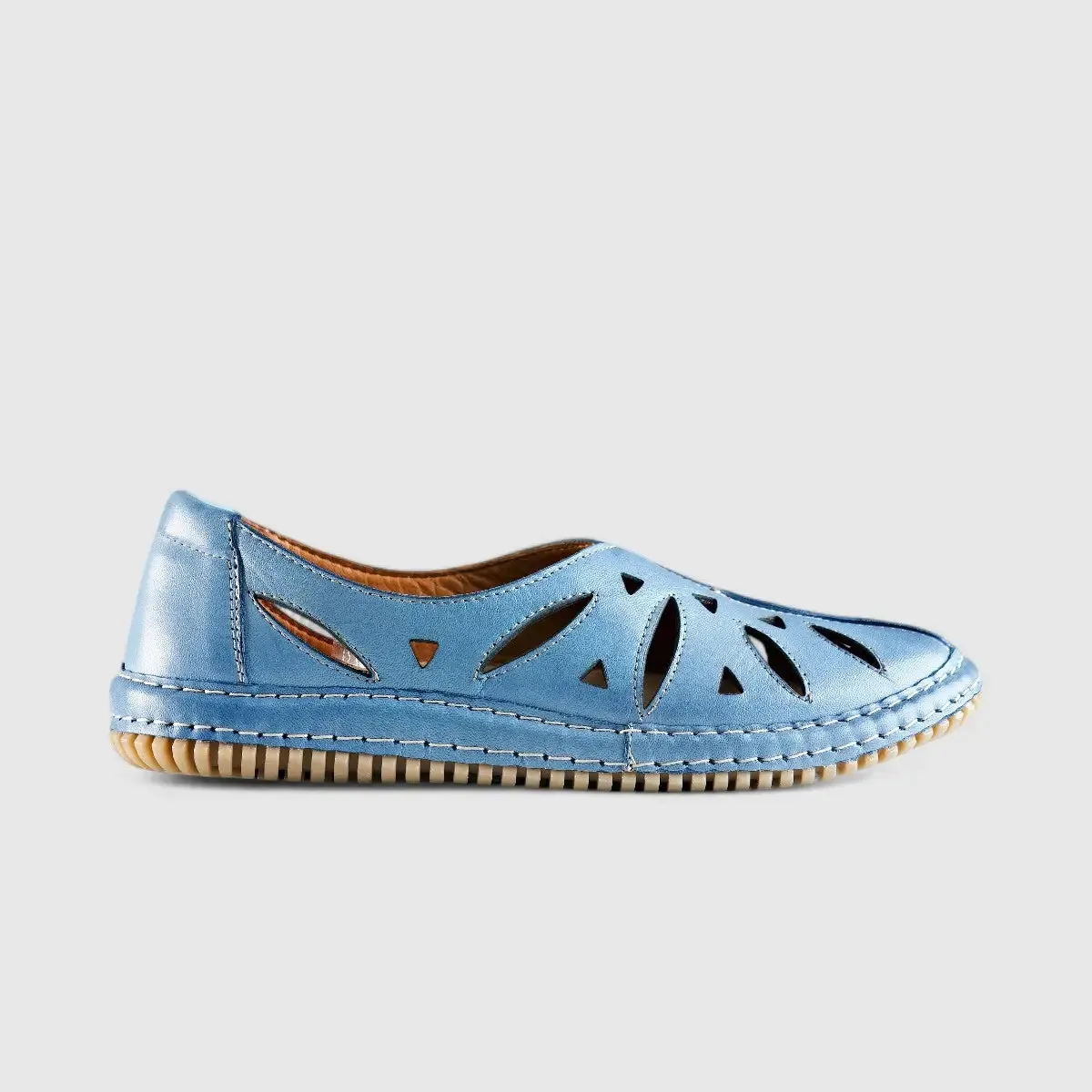 Karyoka Comfort Leather Casuals 6439 Grey