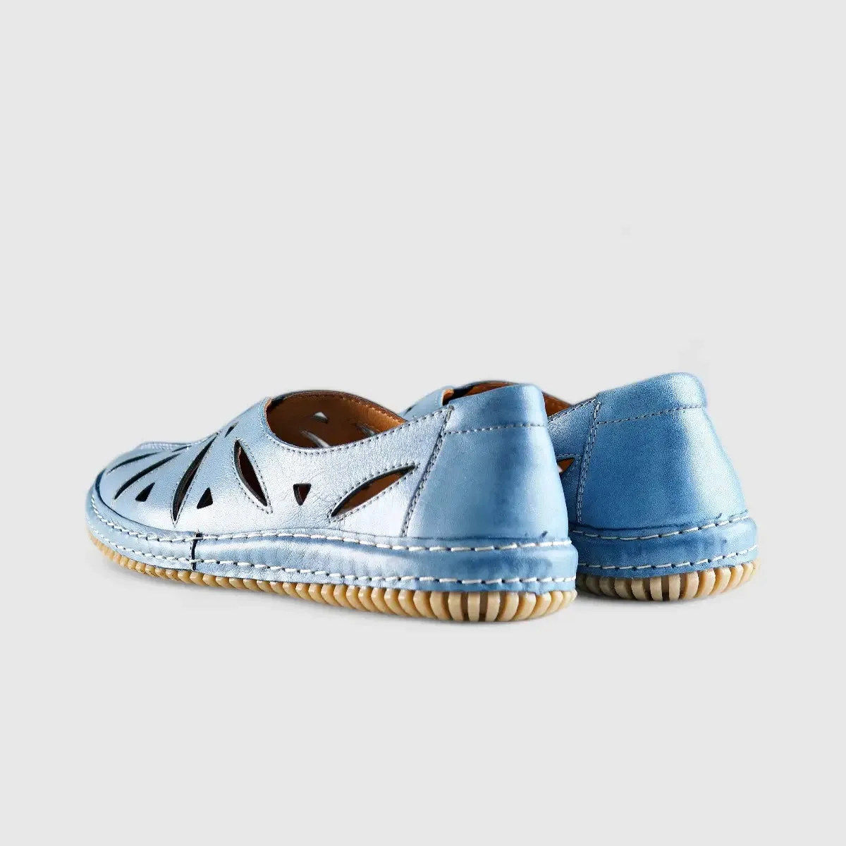 Karyoka Comfort Leather Casuals 6439 Grey
