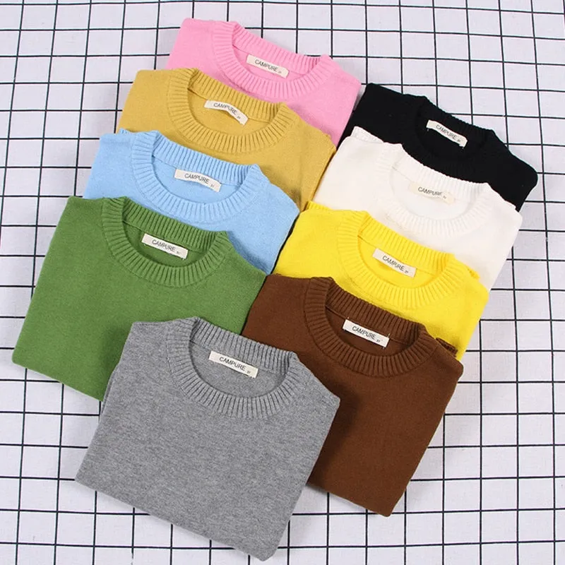 Knitted Pullover Sweaters