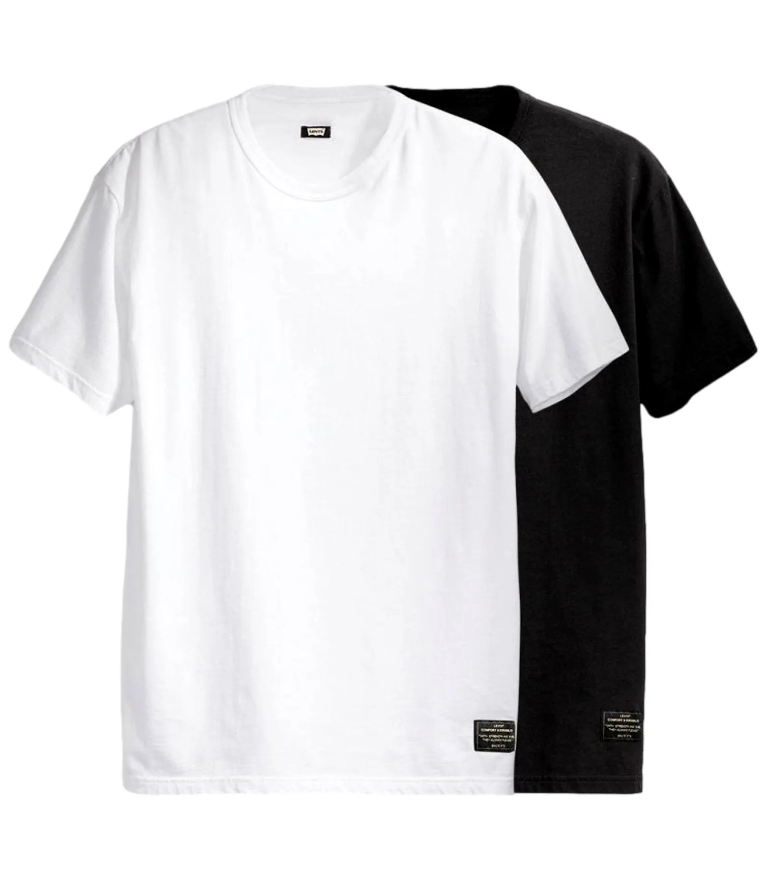Levi’s - Crew Neck Relaxed Fit - Two Pack - Blanc et Noir
