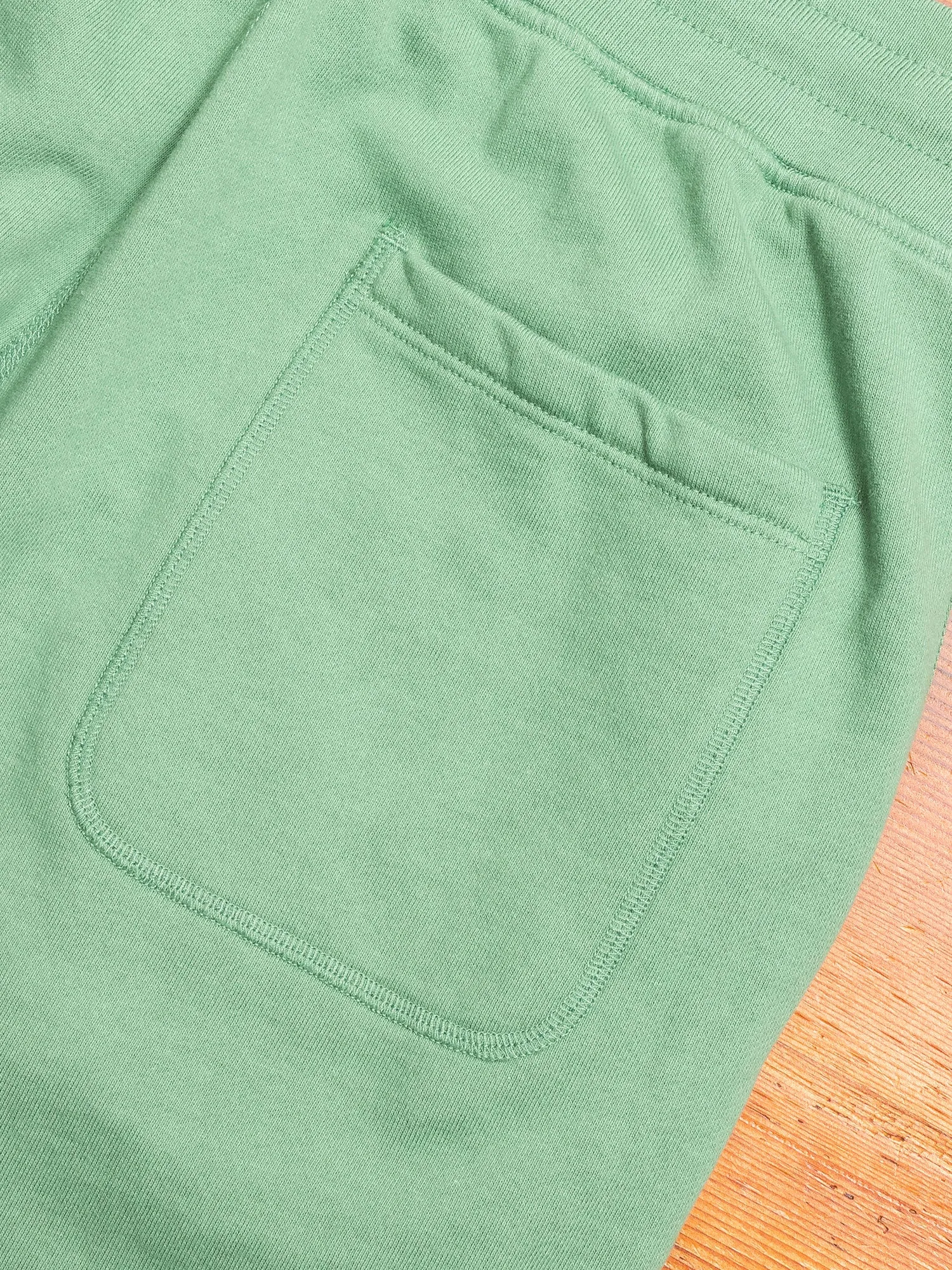 Lightweight Terry Sweatshort in Jade