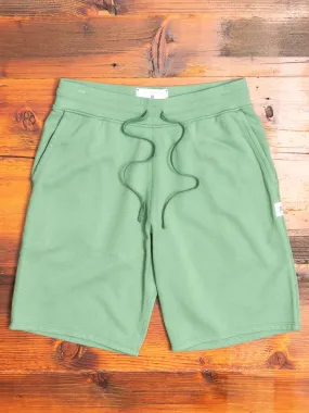 Lightweight Terry Sweatshort in Jade