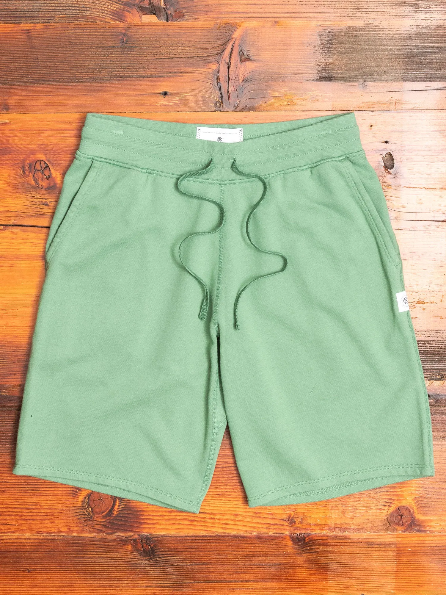 Lightweight Terry Sweatshort in Jade