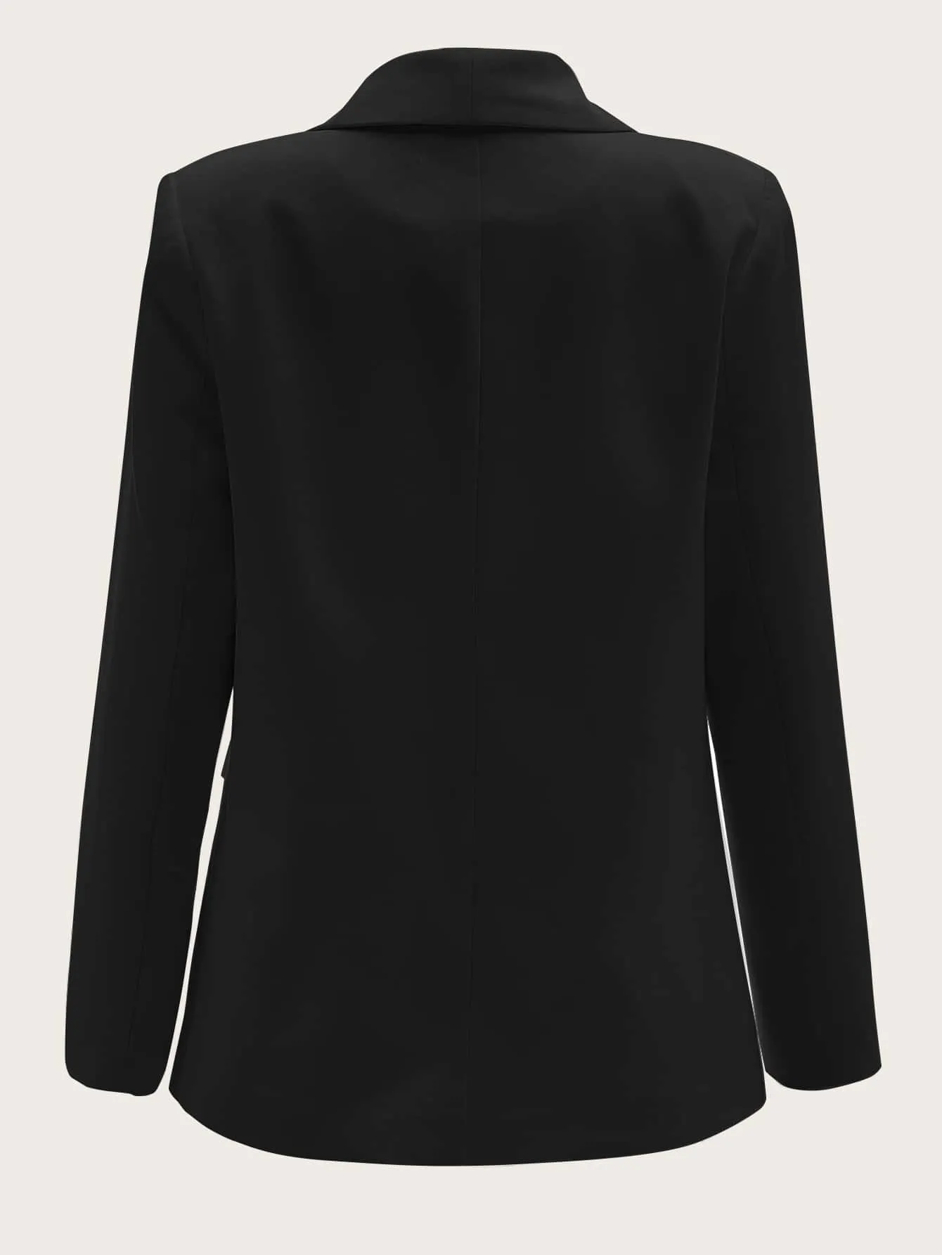 LUNE Shawl Collar Single Button Blazer