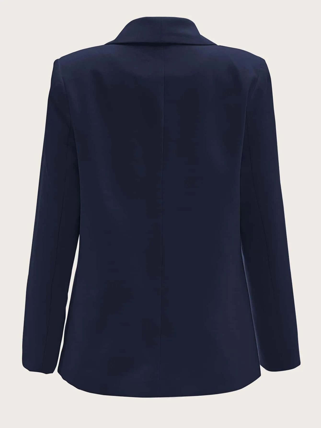 LUNE Shawl Collar Single Button Blazer
