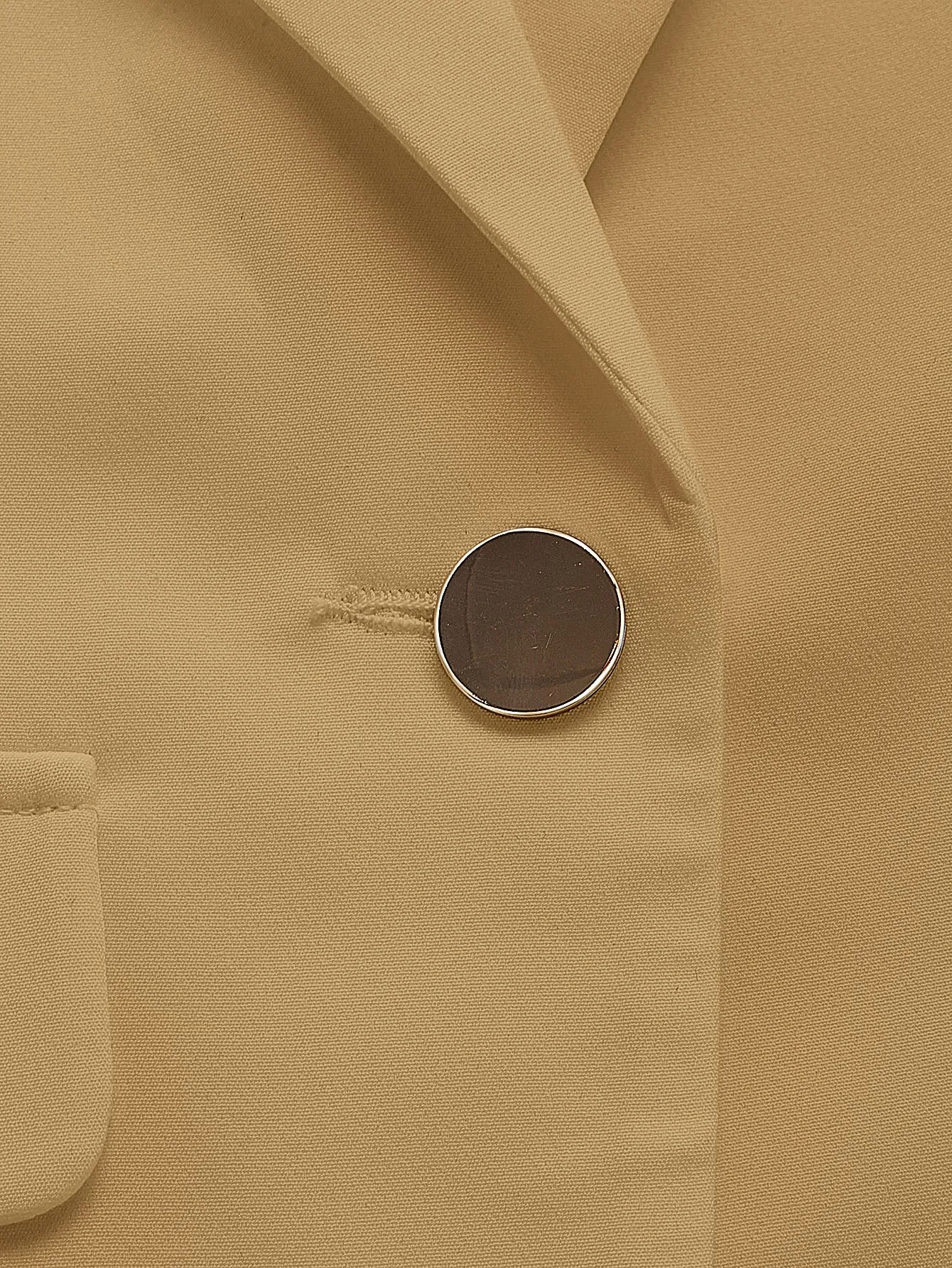 LUNE Shawl Collar Single Button Blazer