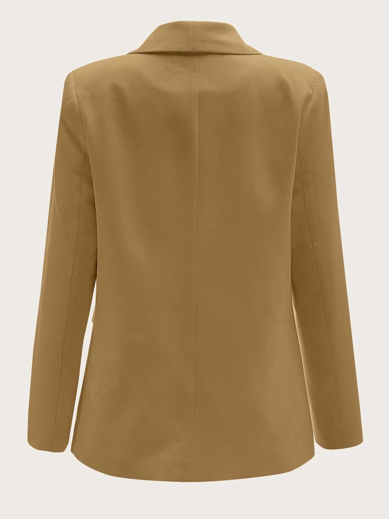 LUNE Shawl Collar Single Button Blazer