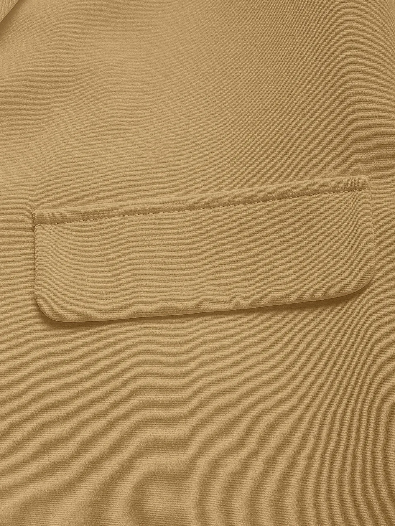 LUNE Shawl Collar Single Button Blazer