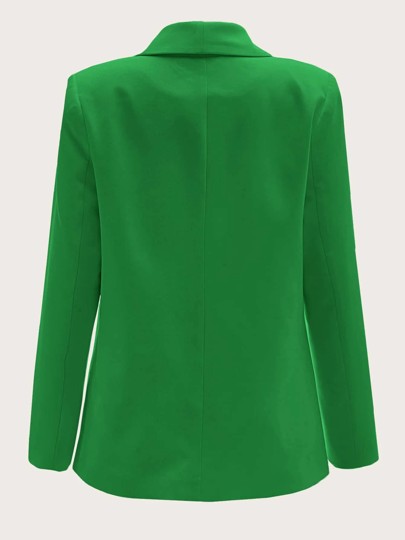 LUNE Shawl Collar Single Button Blazer