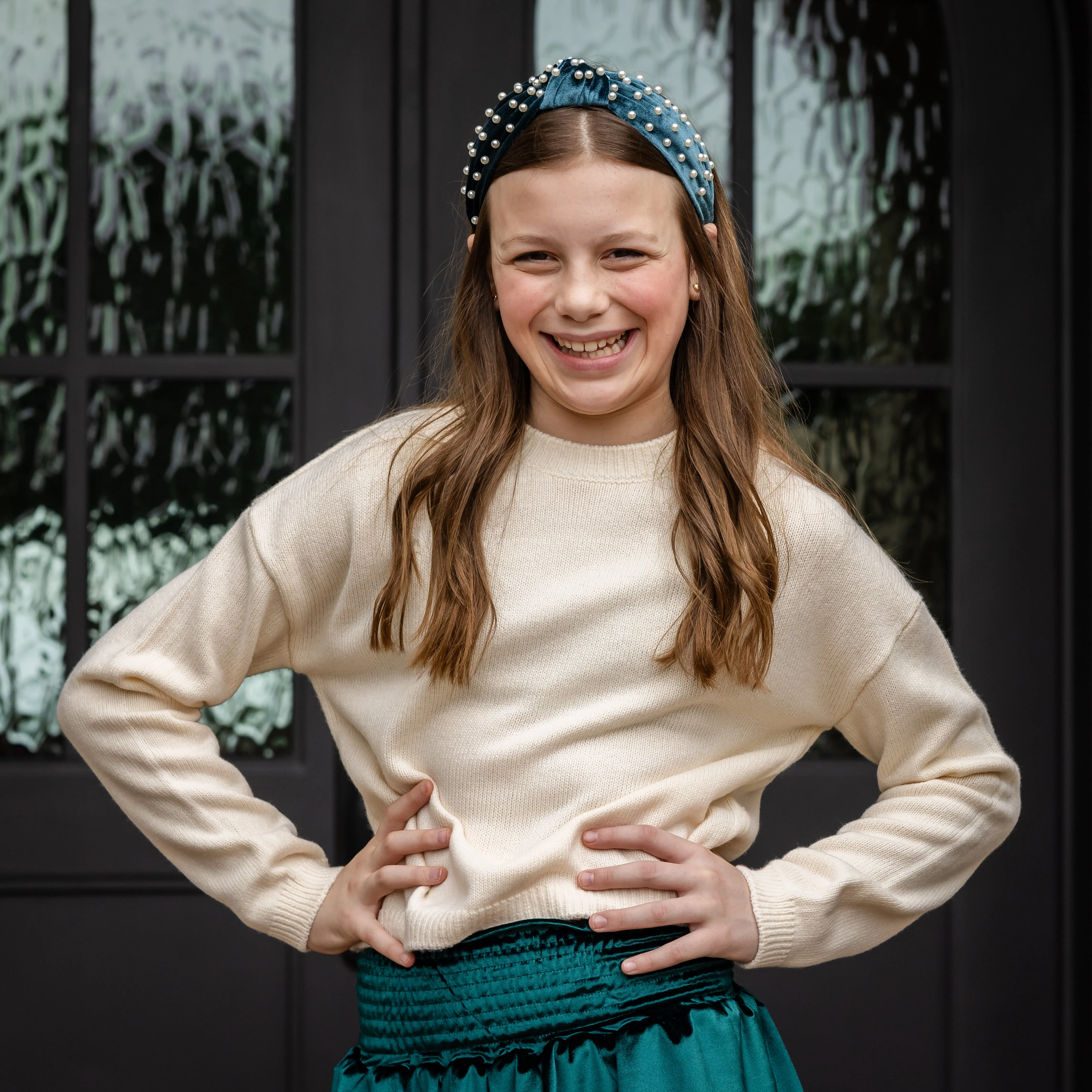 McLaine Girls Skirt - Emerald