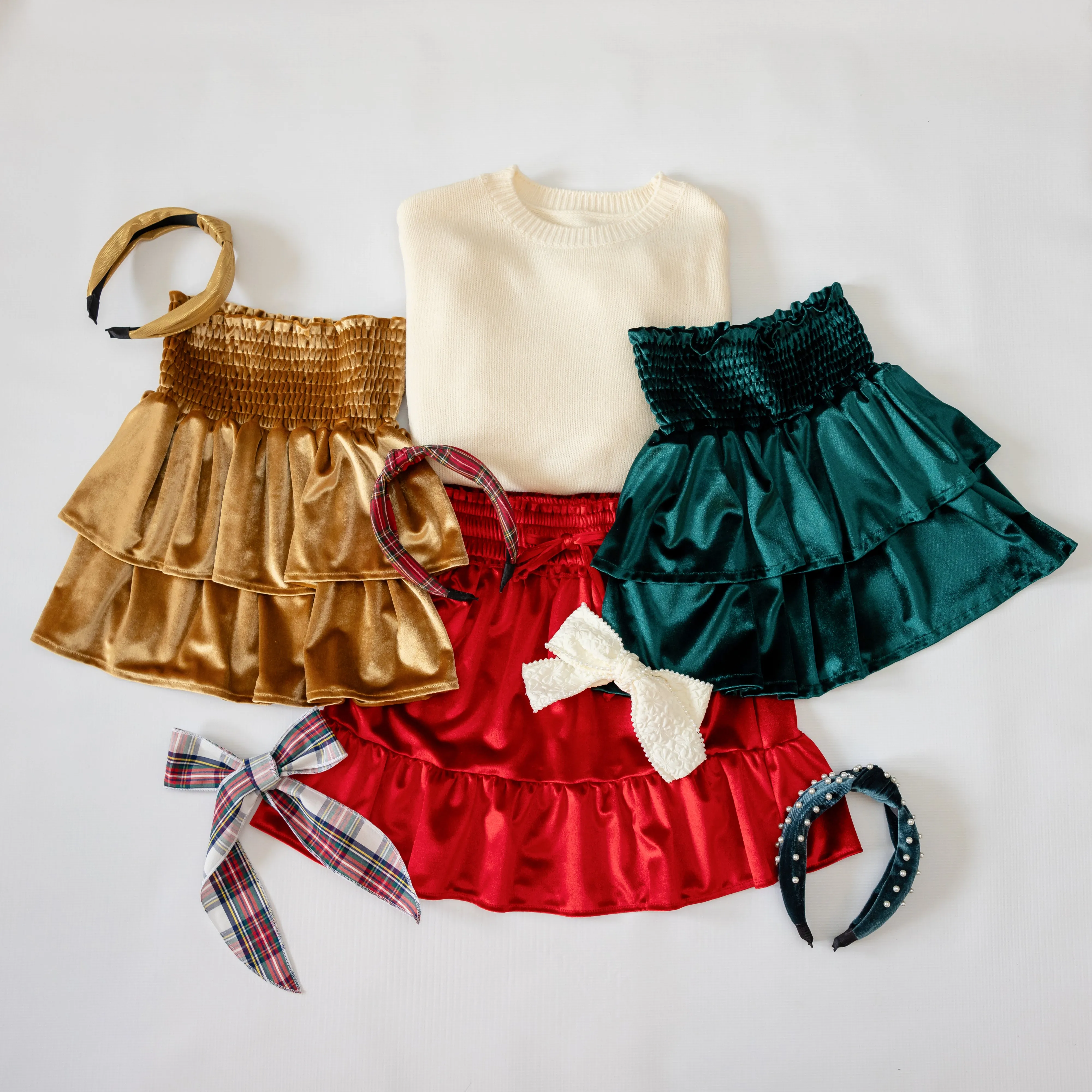 McLaine Girls Skirt - Emerald