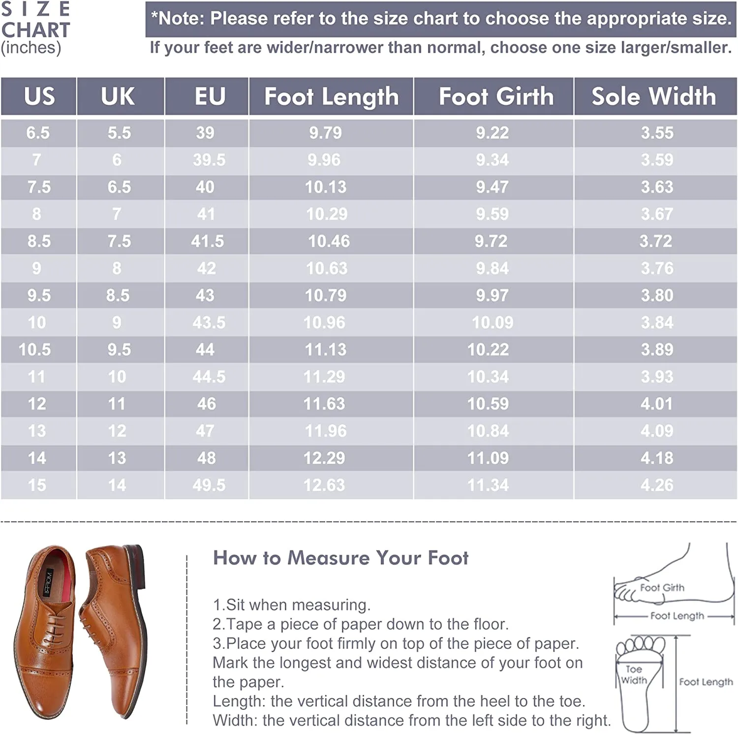Men's Dress Shoes Formal Cap Toe Oxford Dress Shoes for Men