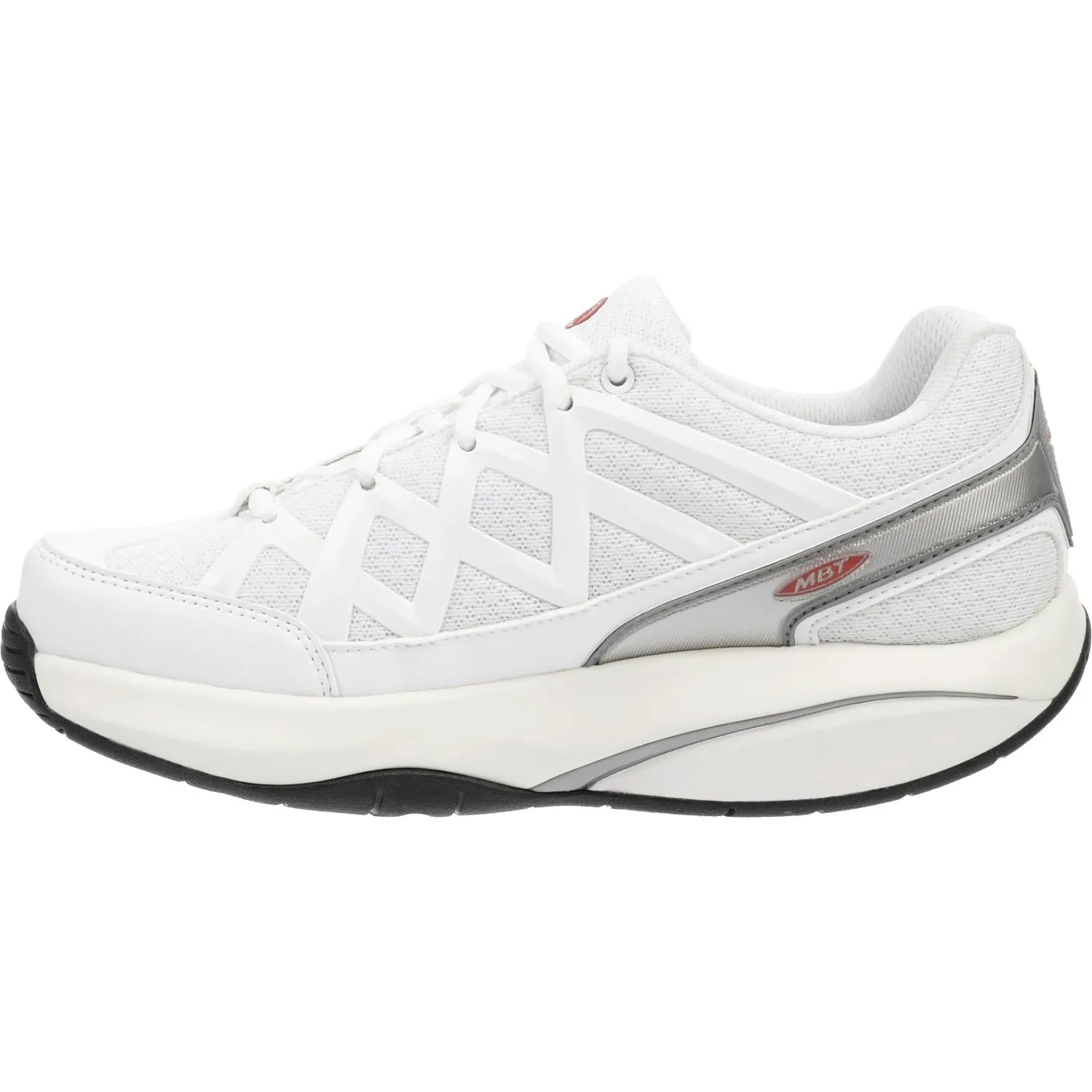 Men's MBT Sport 3 White Leather/Mesh