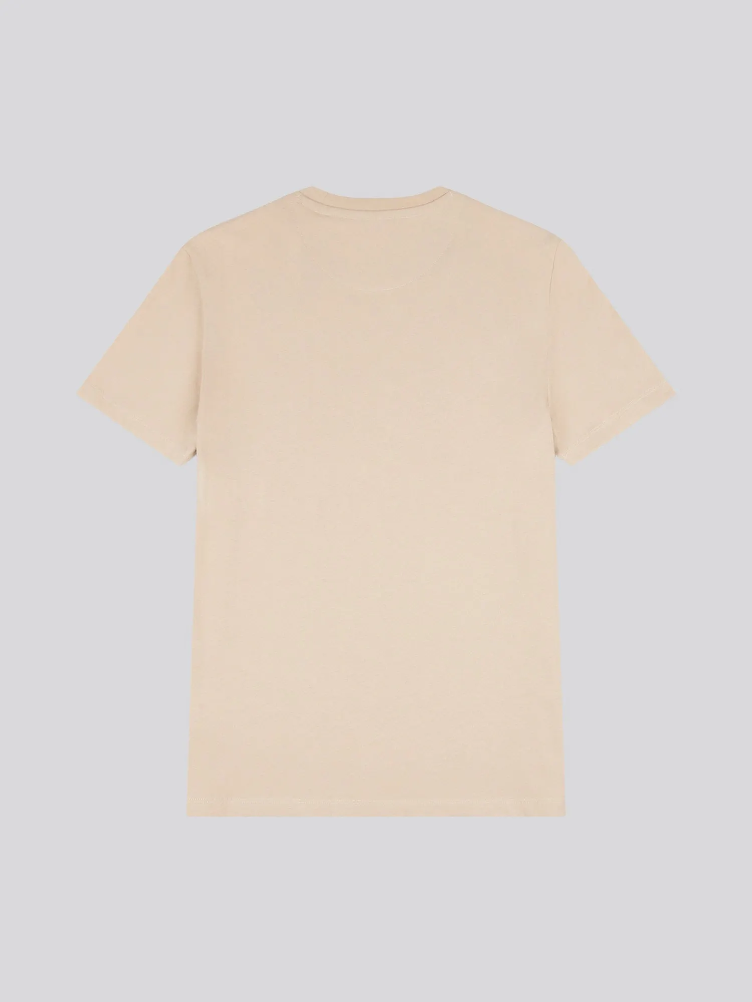 Mens USPA Circle Print T-Shirt in Doeskin