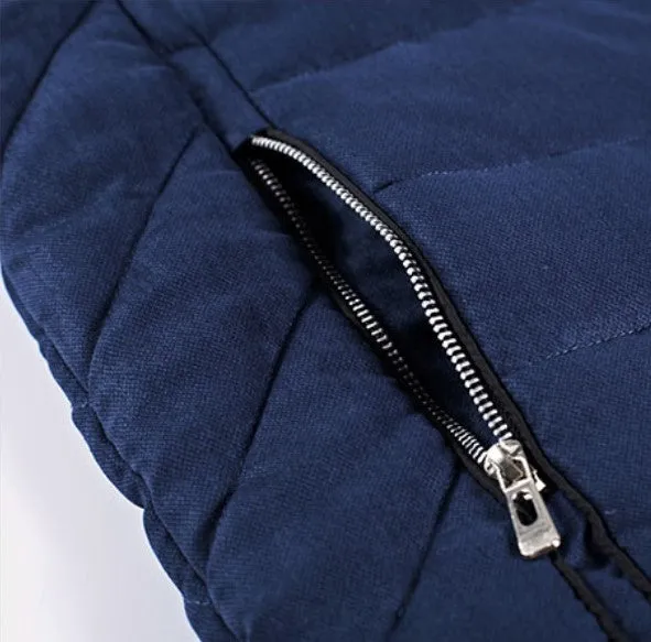 Men's Winter Casual Warm Hooded Vest | Men's Clothing