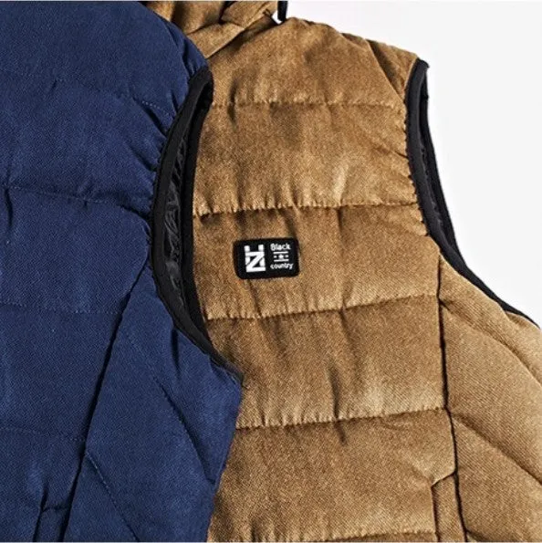 Men's Winter Casual Warm Hooded Vest | Men's Clothing