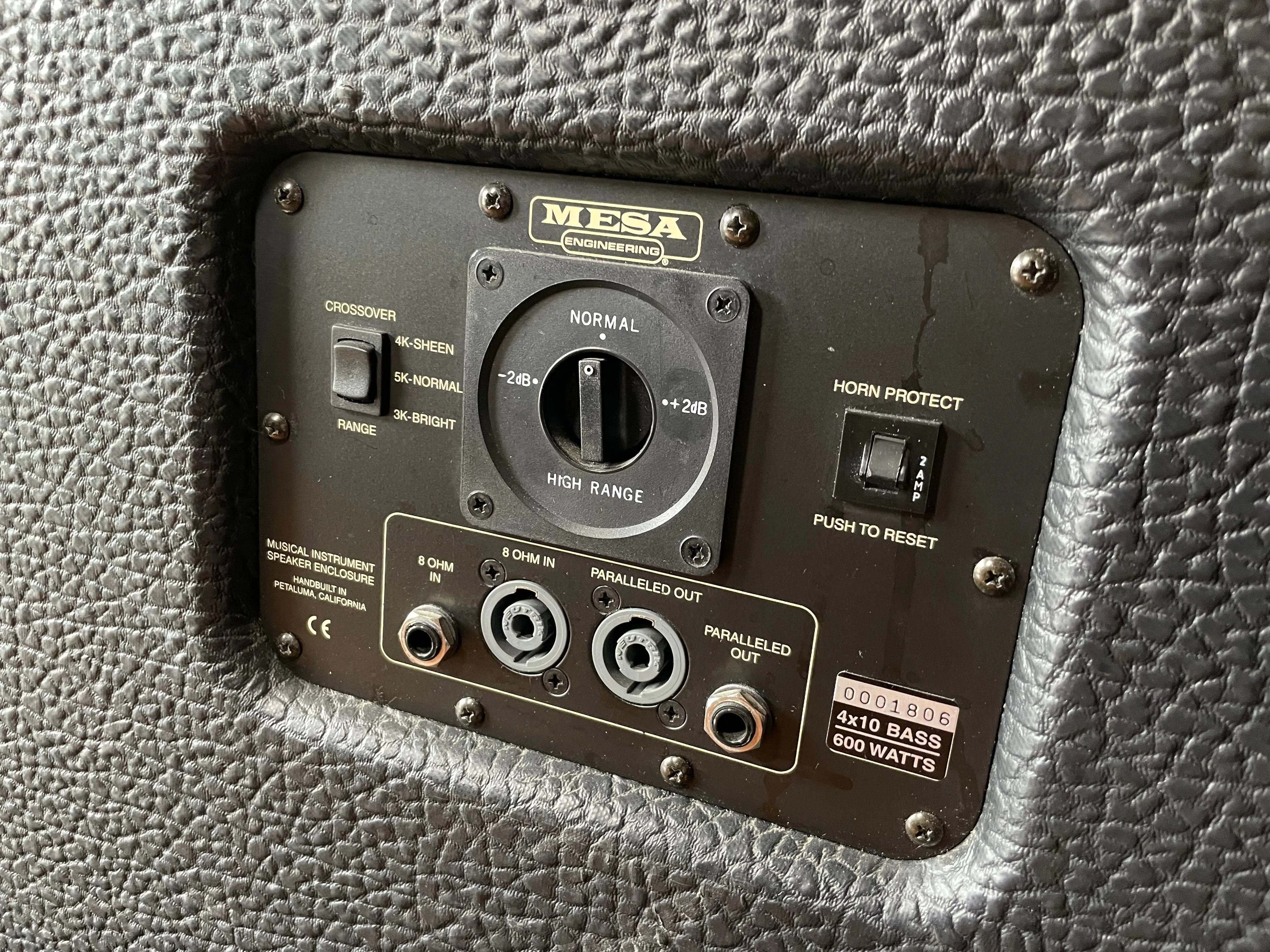 Mesa Powerhouse 4x10 Bass Cabinet Used