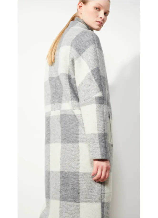 Mira Check Coat by LangerChen