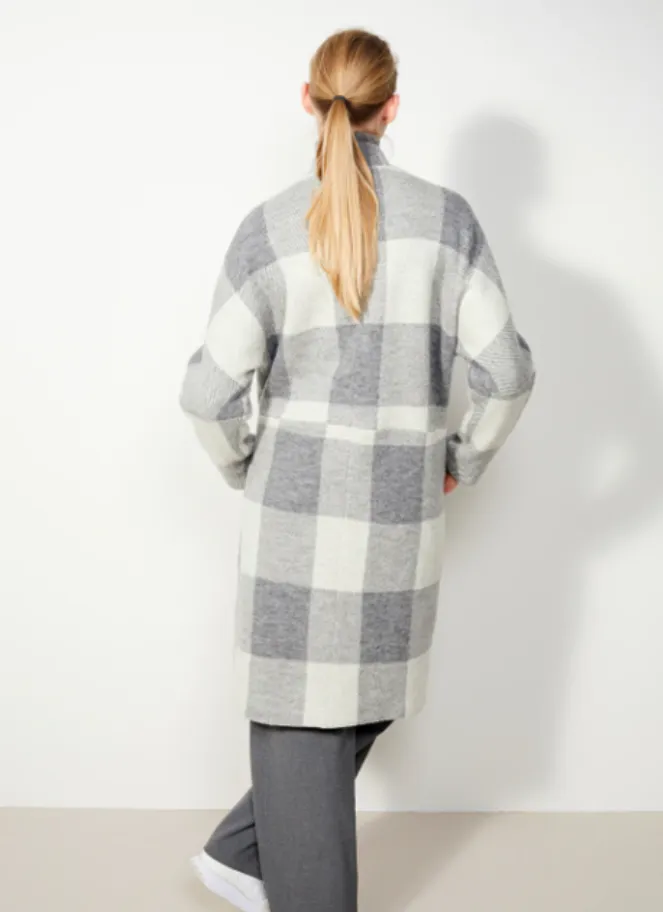 Mira Check Coat by LangerChen