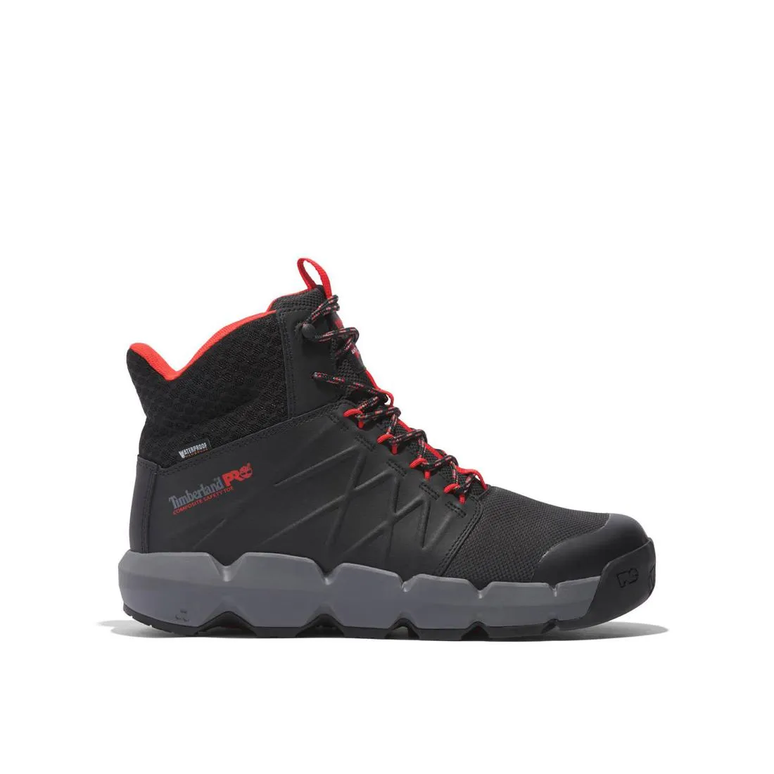 Morphix 6 Inch Composite-Toe Waterproof Work Boot Black