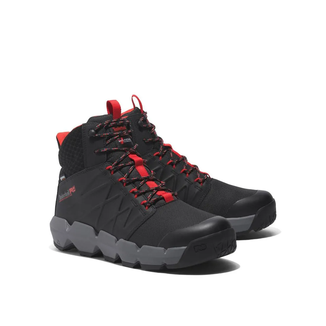 Morphix 6 Inch Composite-Toe Waterproof Work Boot Black