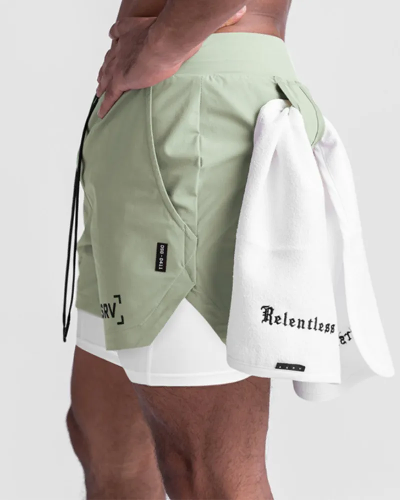 Multi-Pocket Lightweight Mens Running Shorts