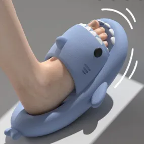 New Shark Slides For Summer Cute Shark Slippers Outdoor Women Men Couples Shark Sandals