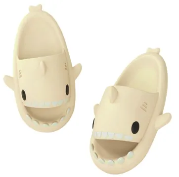 New Shark Slides For Summer Cute Shark Slippers Outdoor Women Men Couples Shark Sandals