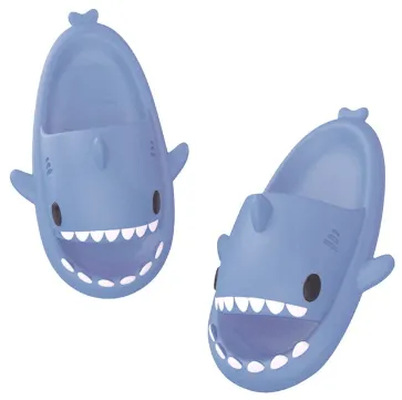 New Shark Slides For Summer Cute Shark Slippers Outdoor Women Men Couples Shark Sandals