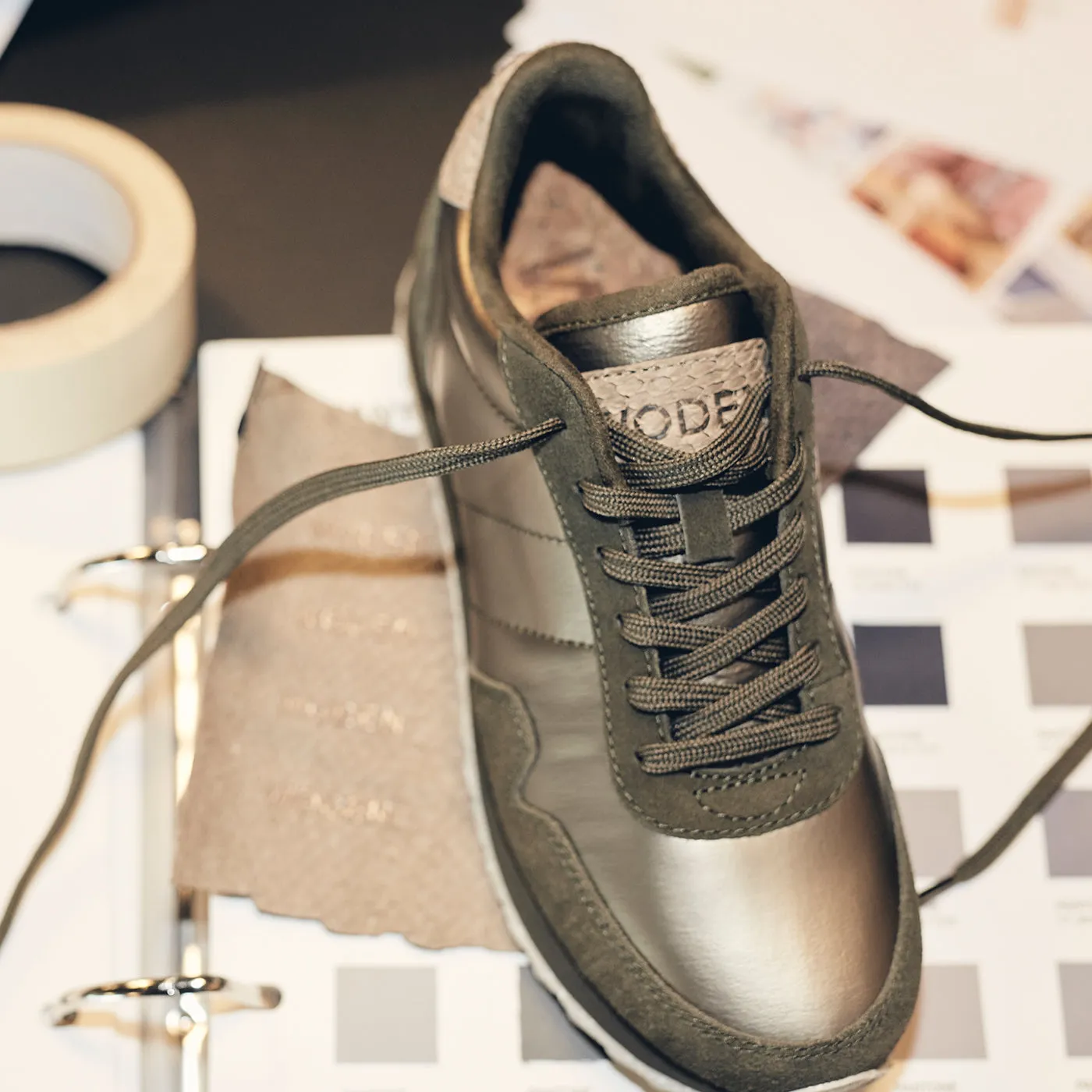 Nora III Metallic Nylon - Moss