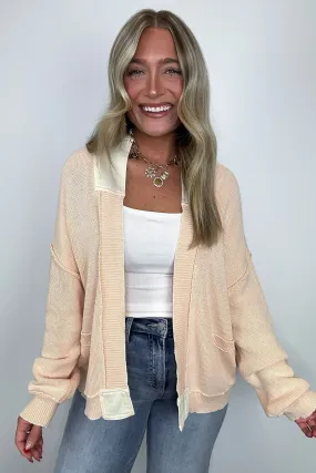 Opal Vintage Wash Patch Pocket Cardigan - FINAL SALE
