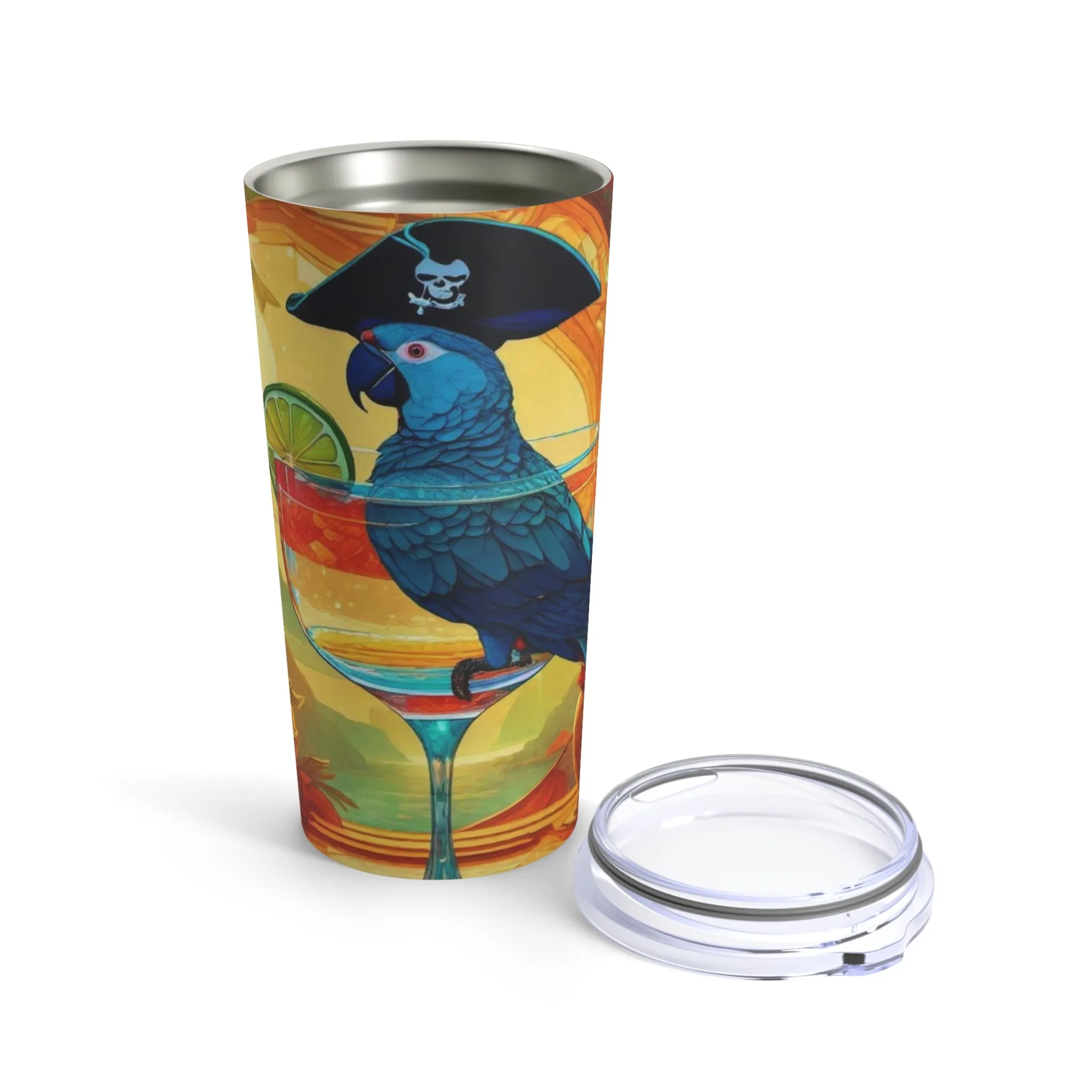 Pirate Parrot II  Tumbler 20oz